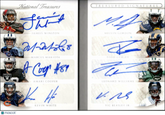 WINSTON MARIOTA COOPER GURLEY 2015 NATIONAL TREASURES CHEST ROOKIE AUTO /10